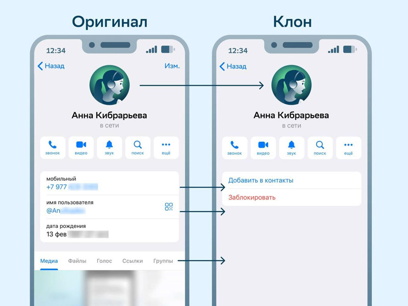 Что делать, если ваш аккаунт в Telegram клонировали.