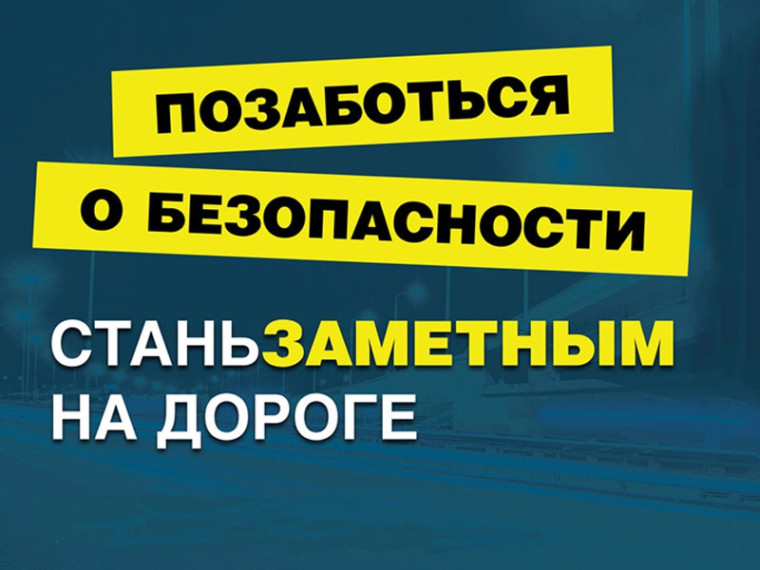 Стань заметным на дороге. Стань заметным на дороге.